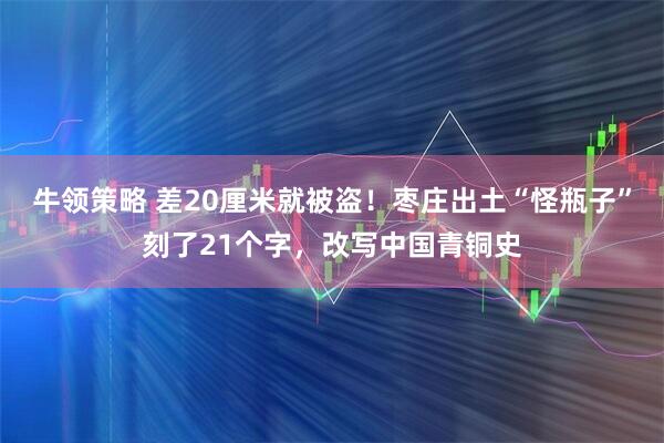 牛领策略 差20厘米就被盗！枣庄出土“怪瓶子”刻了21个字，改写中国青铜史